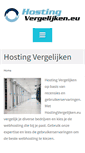 Mobile Screenshot of hostingvergelijken.eu